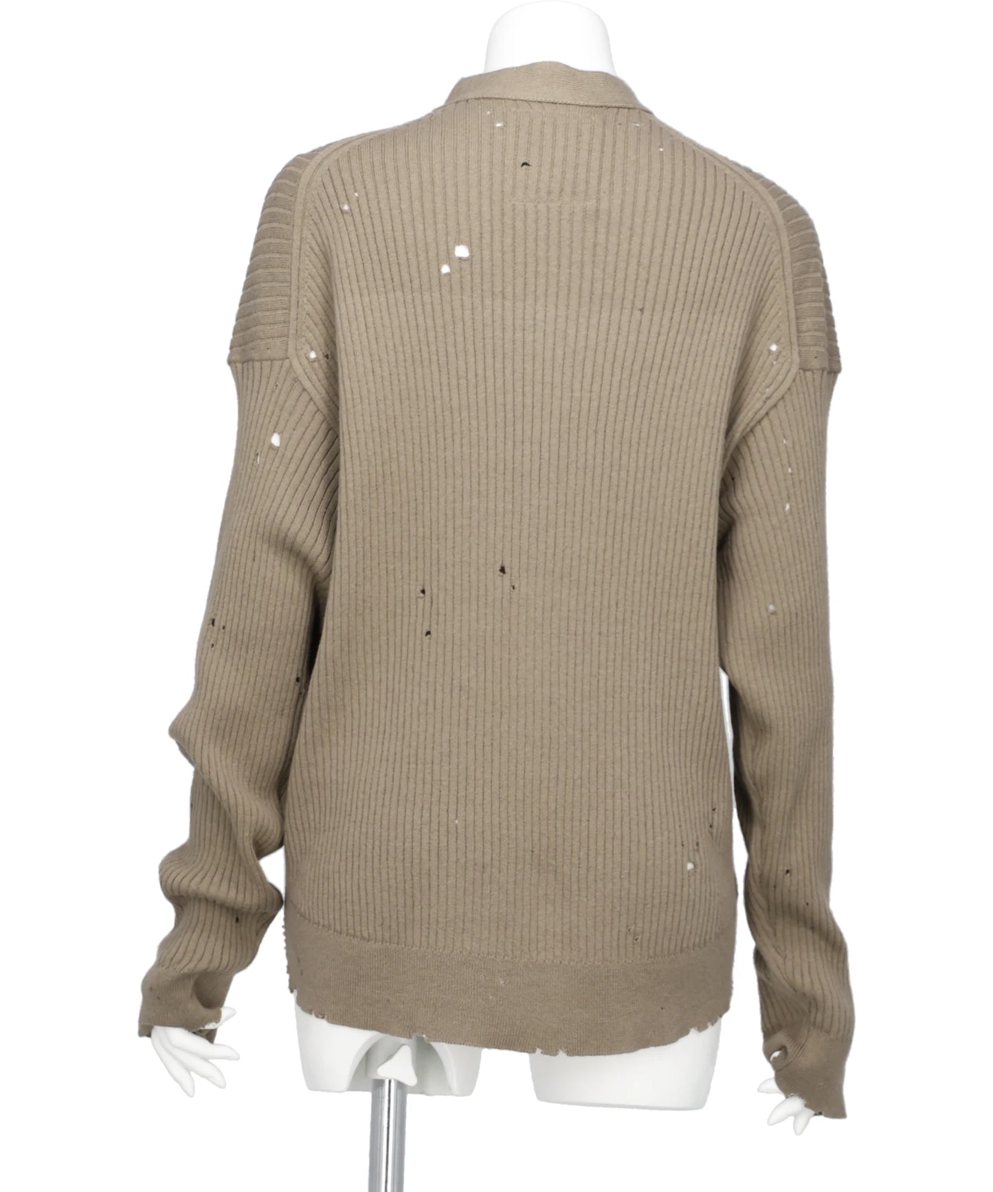 DISTRESSED KNIT CARDIGAN