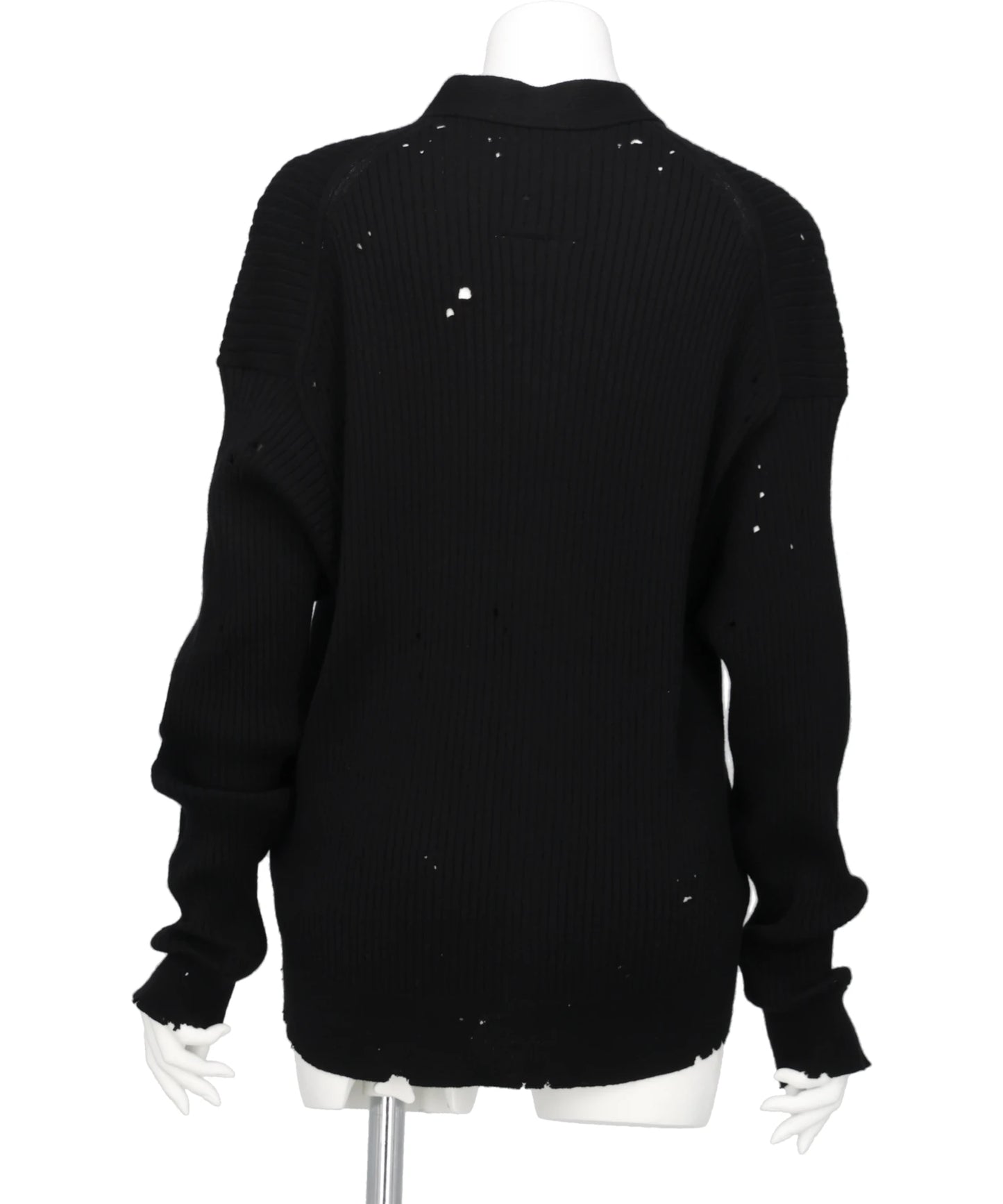 DISTRESSED KNIT CARDIGAN