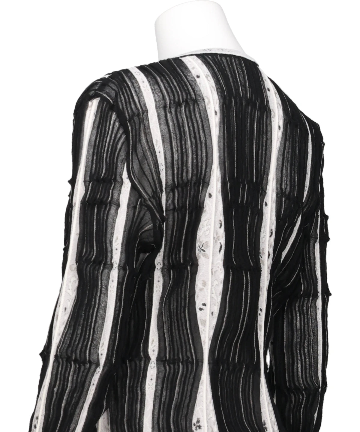 FLUID JACQUARD KNIT CARDIGAN