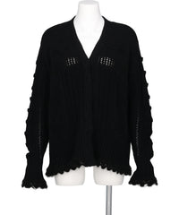 Mame Kurogouchi(マメクロゴウチ) 2026AW WOOL CABLE KNIT CARDIGAN MM26FW-KN094