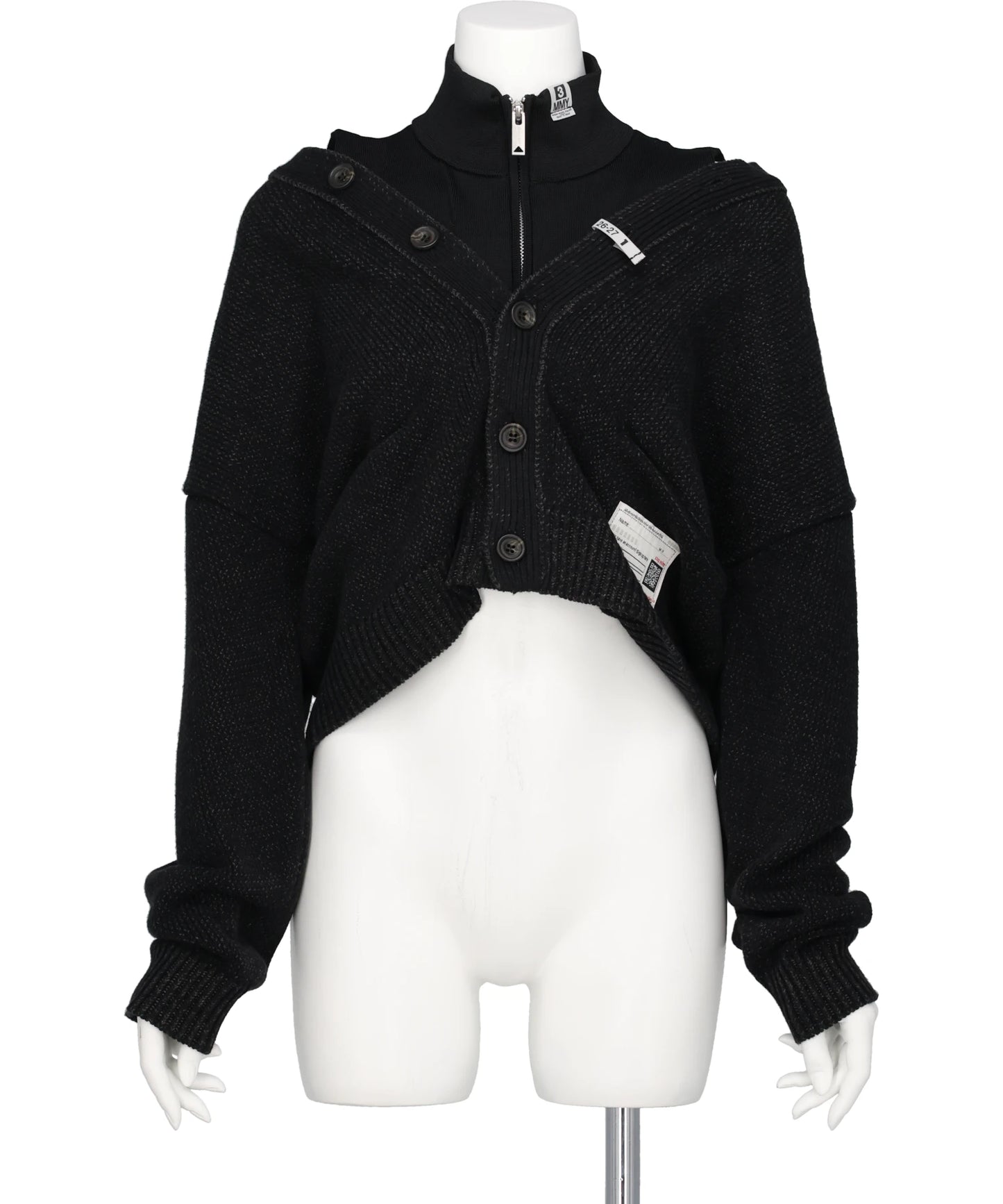 Maison MIHARA YASUHIRO(メゾンミハラヤスヒロ) LAYERED KNIT CARDIGAN