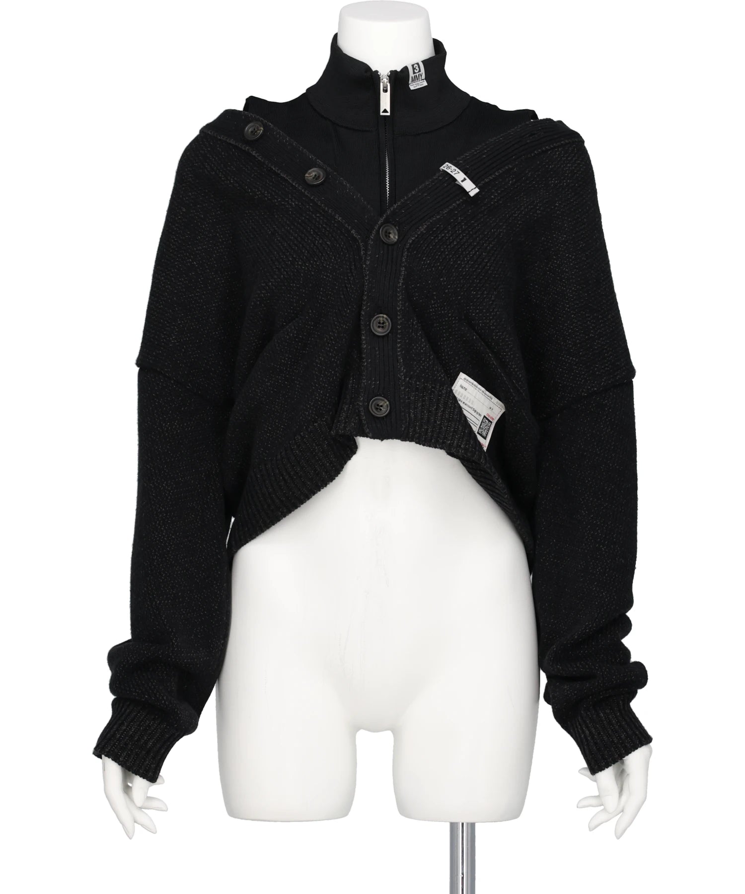 Maison MIHARA YASUHIRO(メゾンミハラヤスヒロ) LAYERED KNIT CARDIGAN