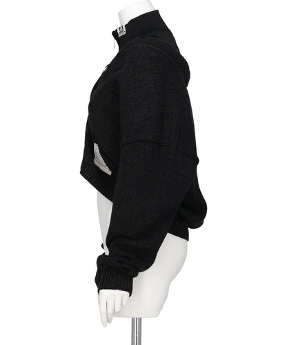 LAYERED KNIT CARDIGAN
