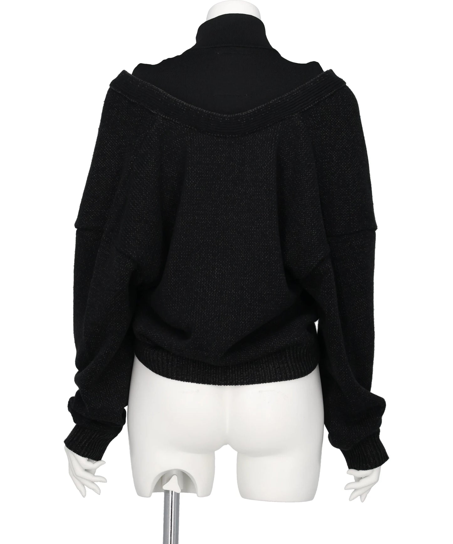 LAYERED KNIT CARDIGAN