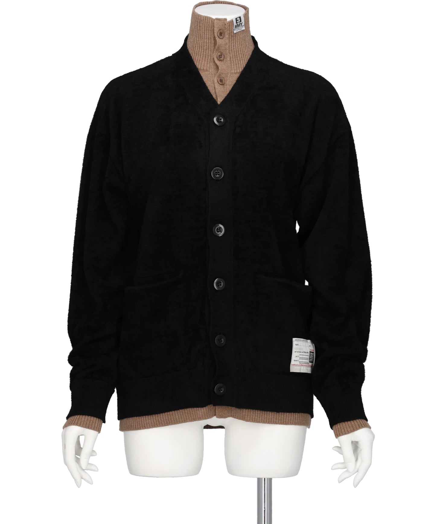 Maison MIHARA YASUHIRO(メゾンミハラヤスヒロ) LAYERED KNIT CARDIGAN