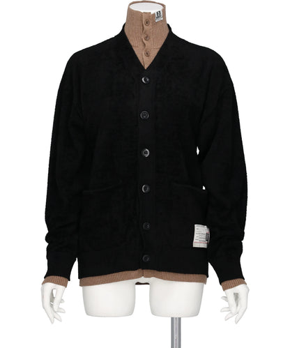 Maison MIHARA YASUHIRO(メゾンミハラヤスヒロ) LAYERED KNIT CARDIGAN