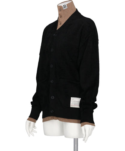 LAYERED KNIT CARDIGAN