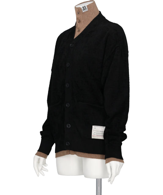 LAYERED KNIT CARDIGAN