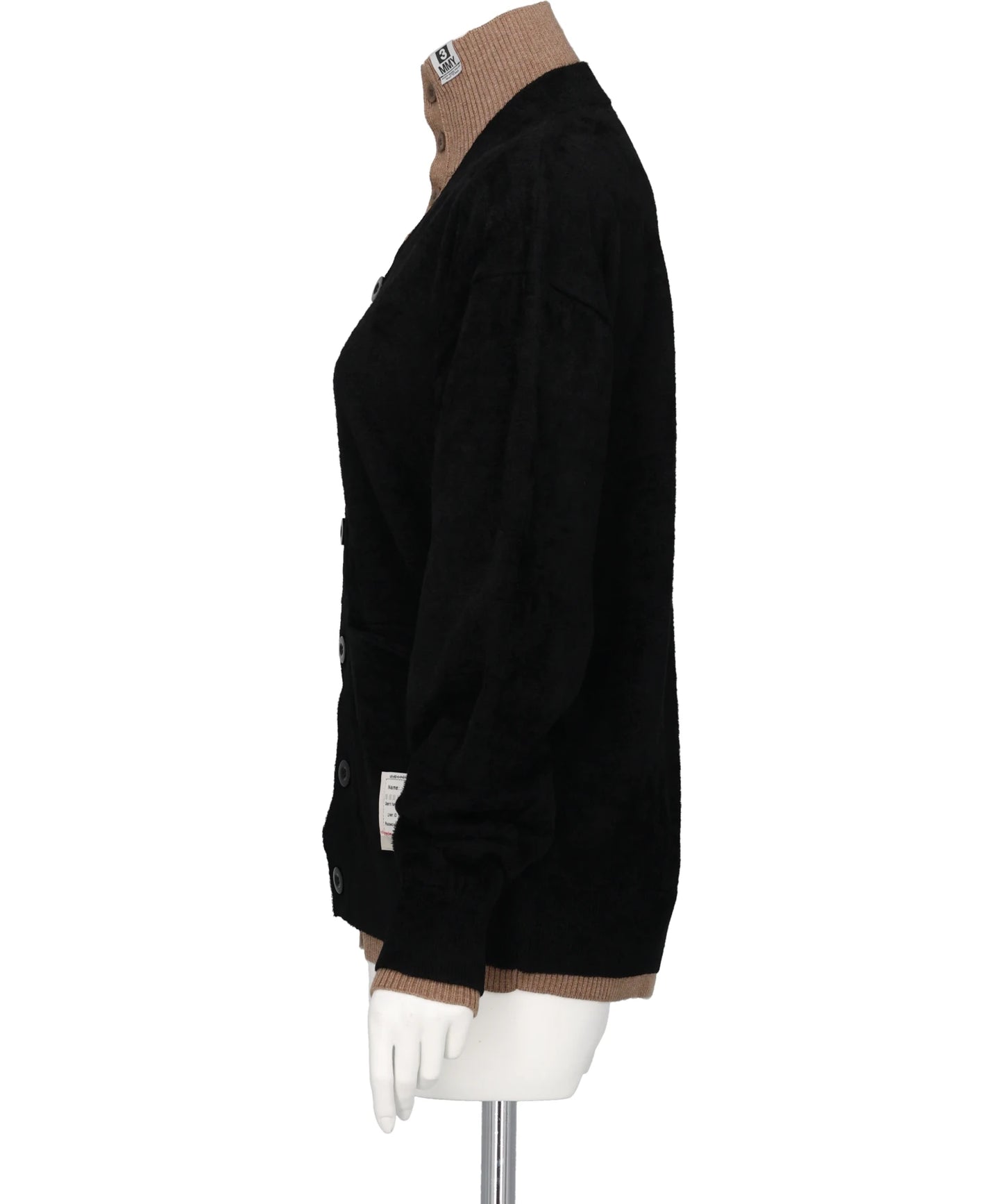 LAYERED KNIT CARDIGAN