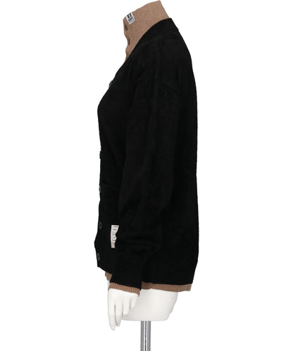LAYERED KNIT CARDIGAN