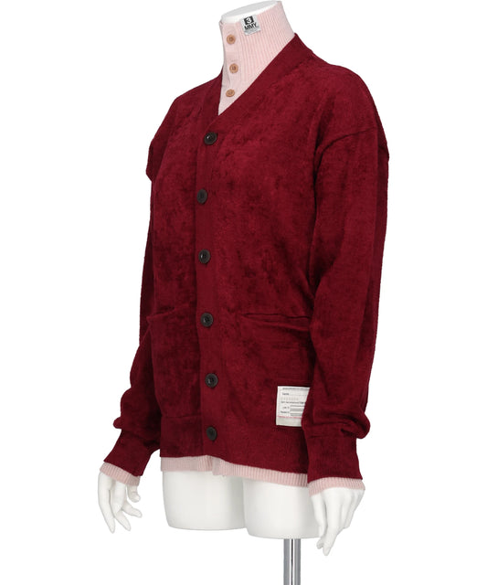 LAYERED KNIT CARDIGAN