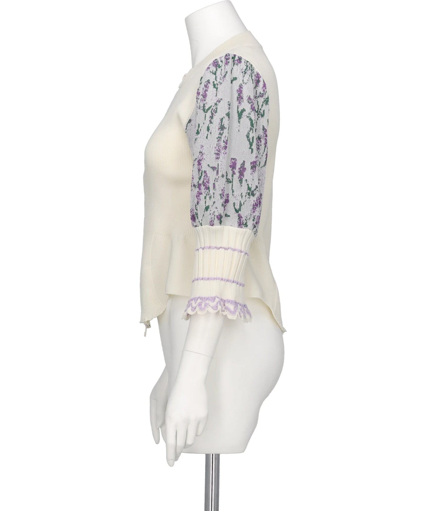STILL LAVENDER ZIP CARDIGAN
