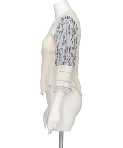 STILL LAVENDER ZIP CARDIGAN