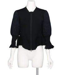 ODAKHA(オダカ) 2026AW STILL LAVENDER ZIP CARDIGAN OH26AW-KN06