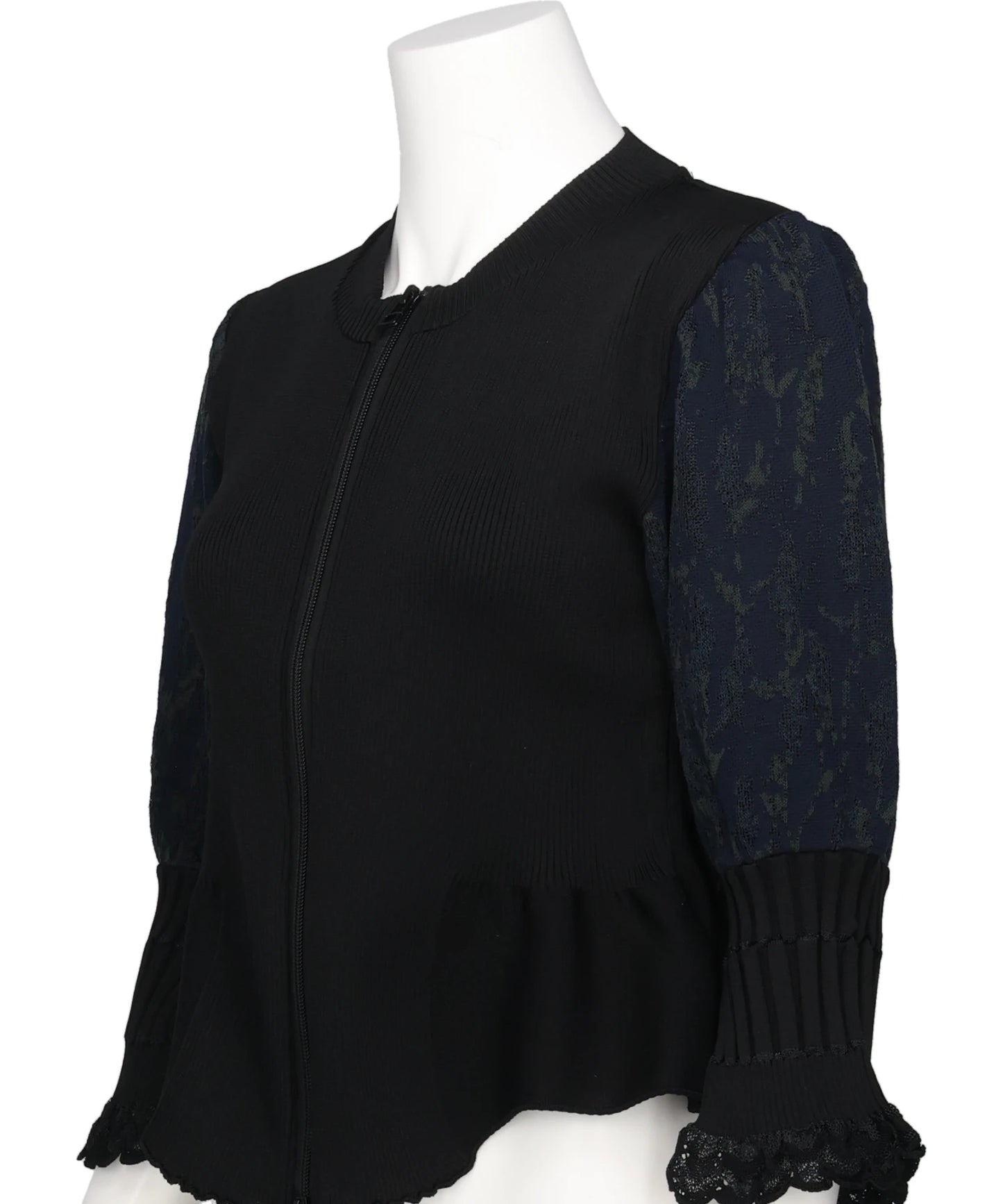 STILL LAVENDER ZIP CARDIGAN