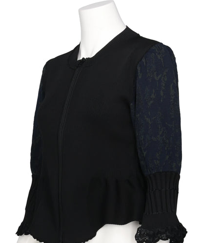 STILL LAVENDER ZIP CARDIGAN