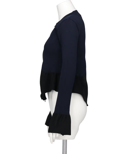 AIR FRAME DOUBLE-ZIP CARDIGAN