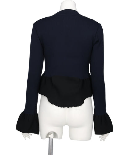 AIR FRAME DOUBLE-ZIP CARDIGAN