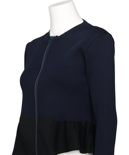 AIR FRAME DOUBLE-ZIP CARDIGAN