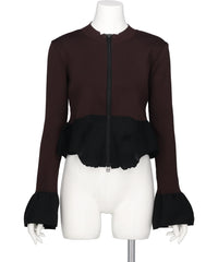 ODAKHA(オダカ) 2026AW AIR FRAME DOUBLE-ZIP CARDIGAN OHAFK-CD01