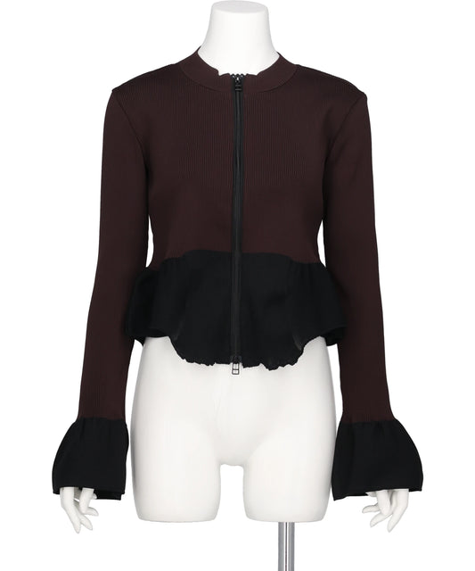 ODAKHA(オダカ) 2026AW AIR FRAME DOUBLE-ZIP CARDIGAN OHAFK-CD01