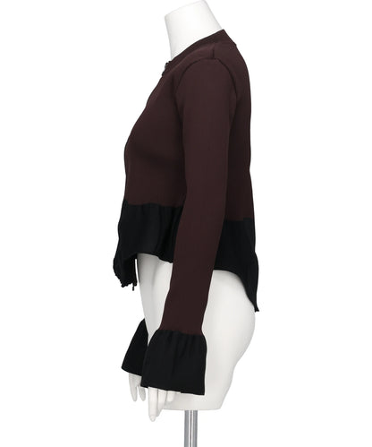 AIR FRAME DOUBLE-ZIP CARDIGAN