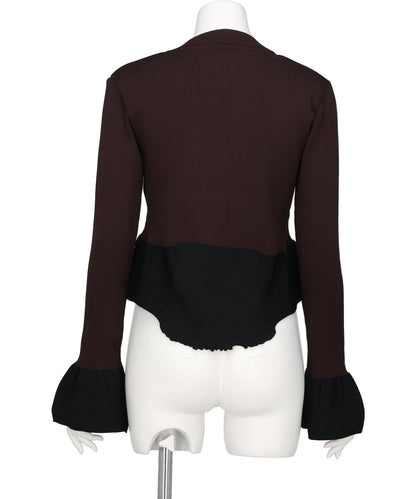 AIR FRAME DOUBLE-ZIP CARDIGAN