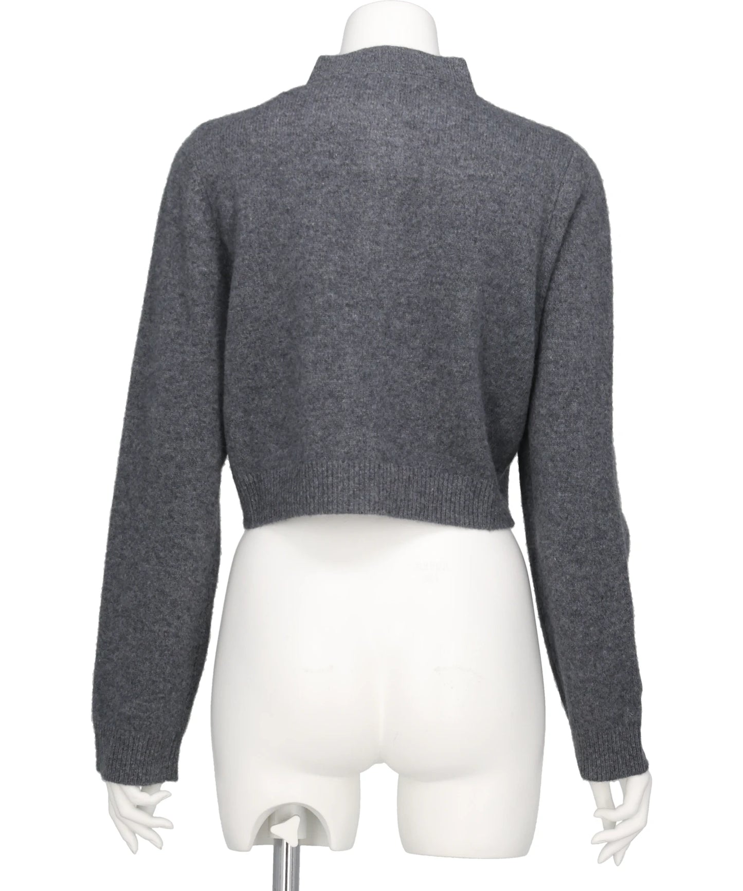 ROSE HAND BRODERIE POLO CARDIGAN