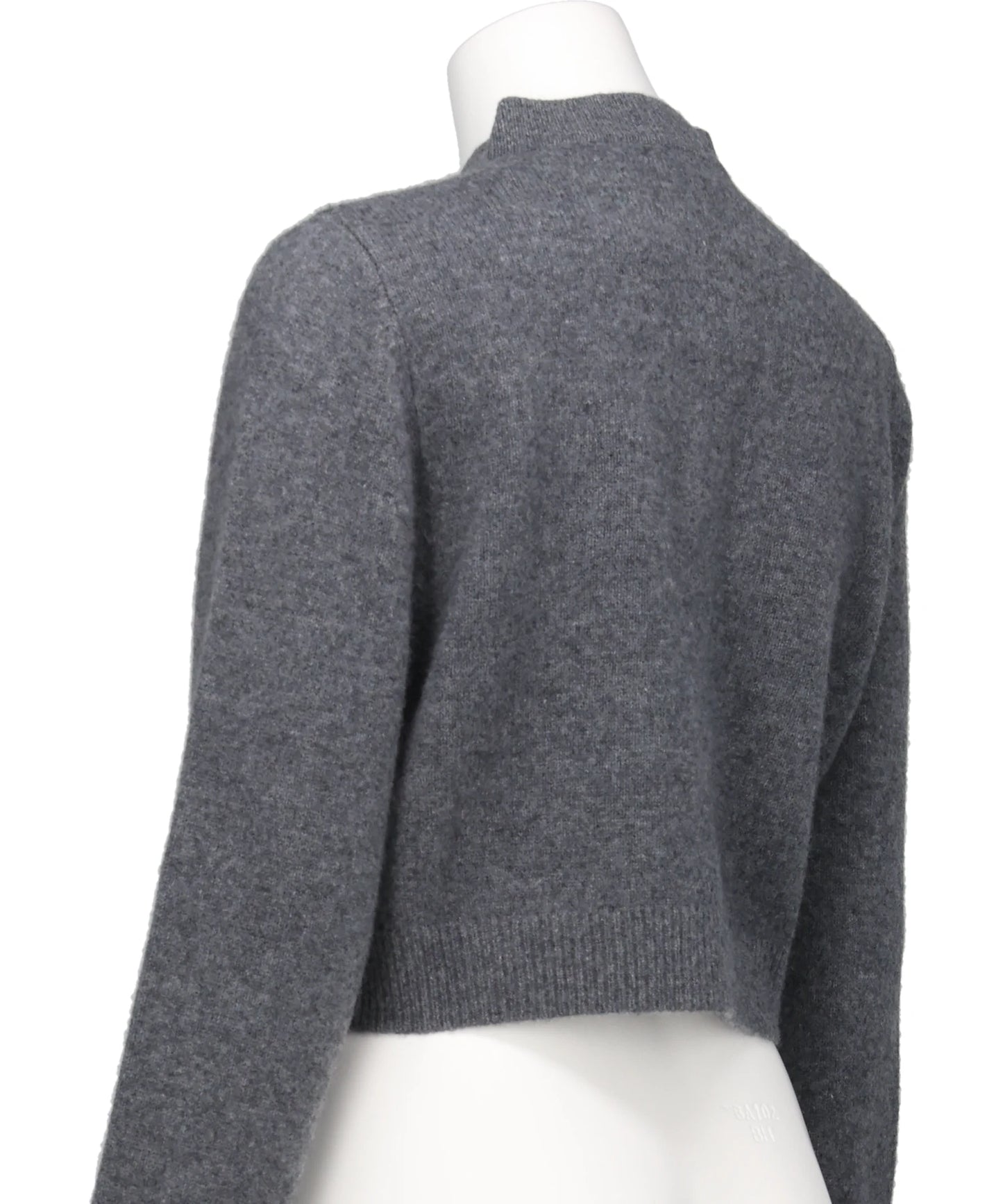 ROSE HAND BRODERIE POLO CARDIGAN