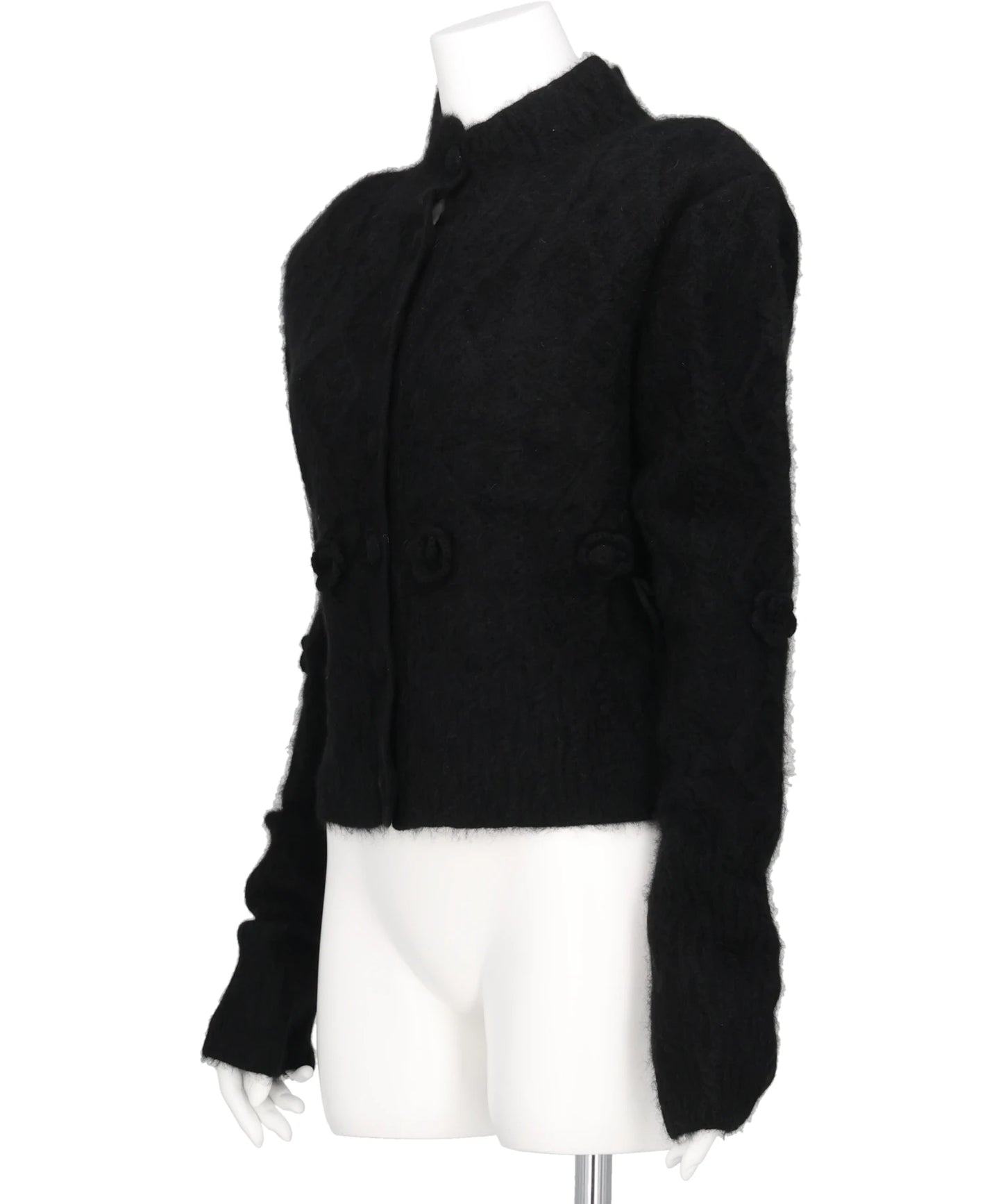 YAK CABLE KNIT CARDIGAN