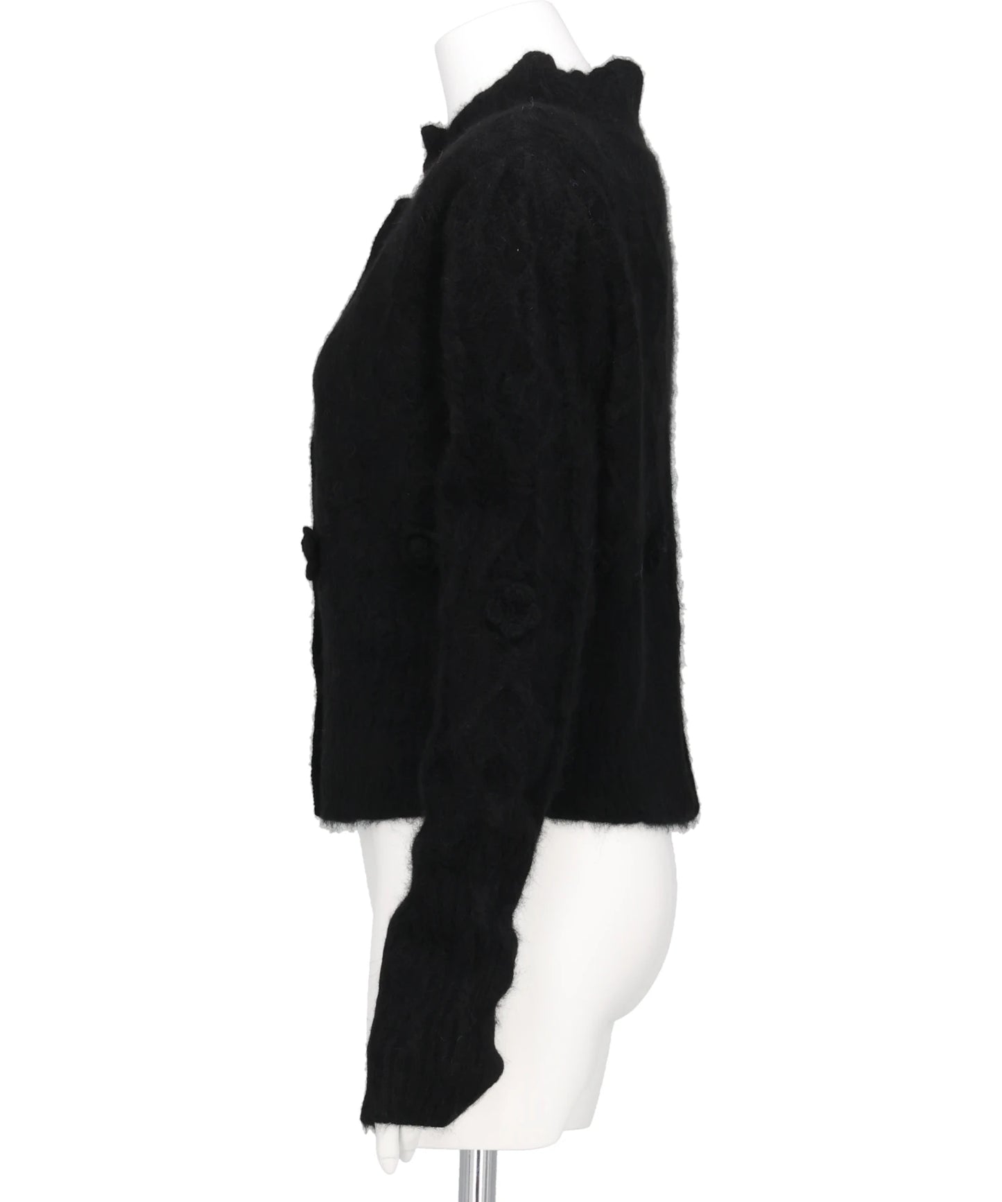 YAK CABLE KNIT CARDIGAN