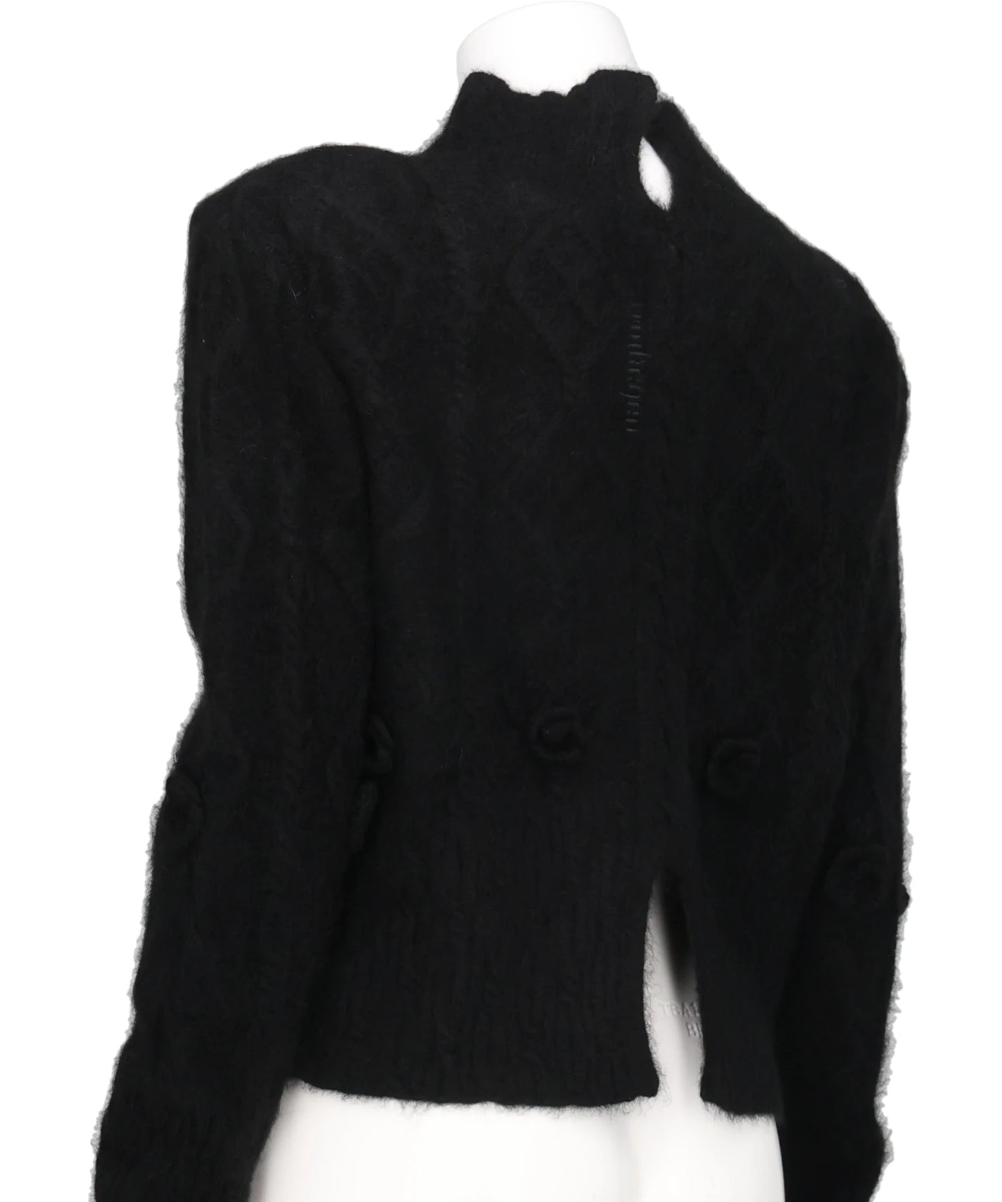 YAK CABLE KNIT CARDIGAN