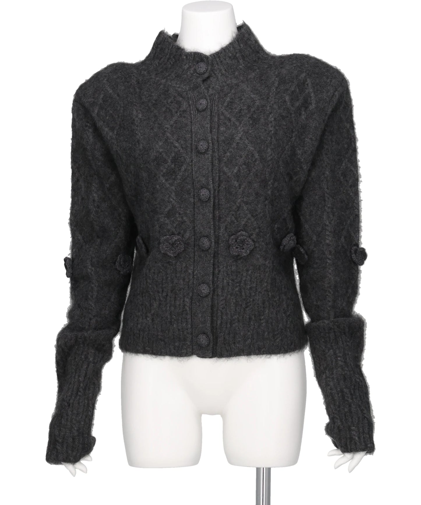 mukcyen(ムッシャン) 2026AW YAK CABLE KNIT CARDIGAN M269CD01