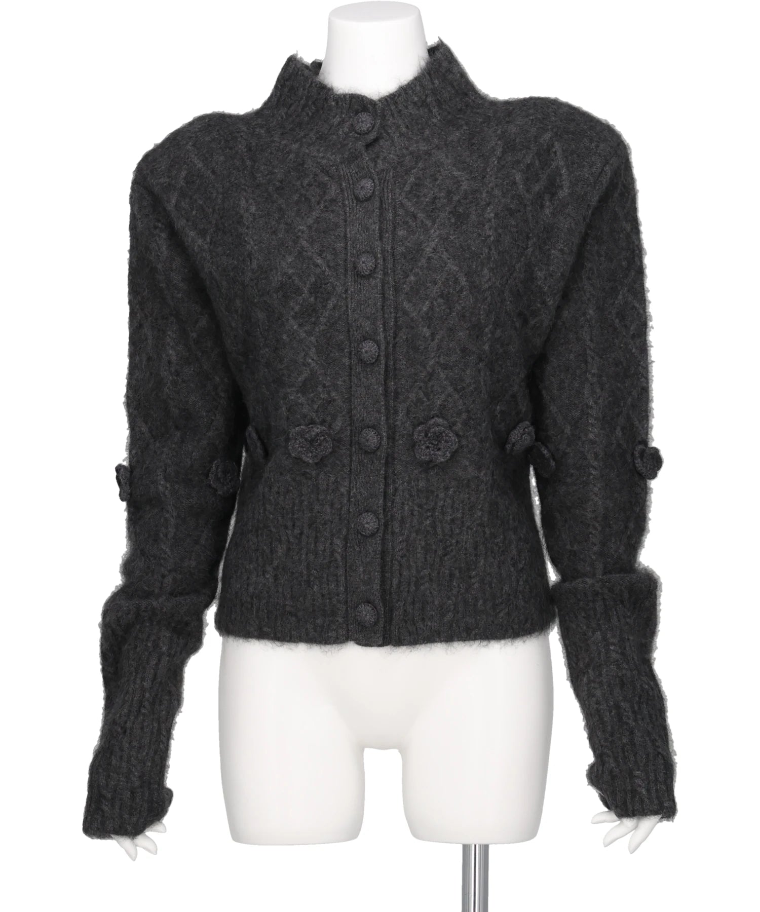 mukcyen(ムッシャン) 2026AW YAK CABLE KNIT CARDIGAN M269CD01