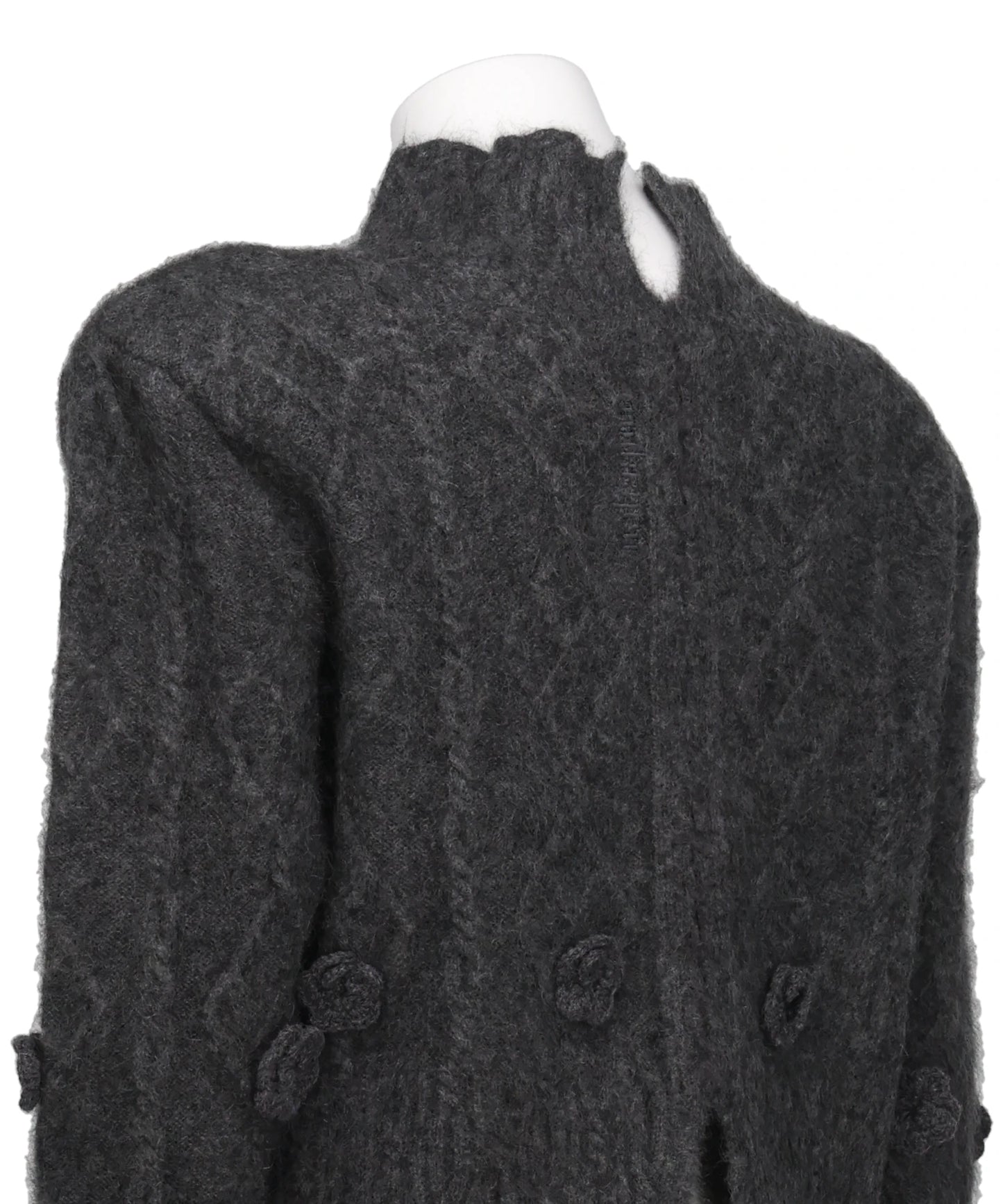 YAK CABLE KNIT CARDIGAN