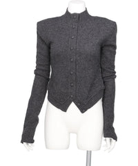 mukcyen(ムッシャン) 2026AW  YAK ARC CARDIGAN M269CD02