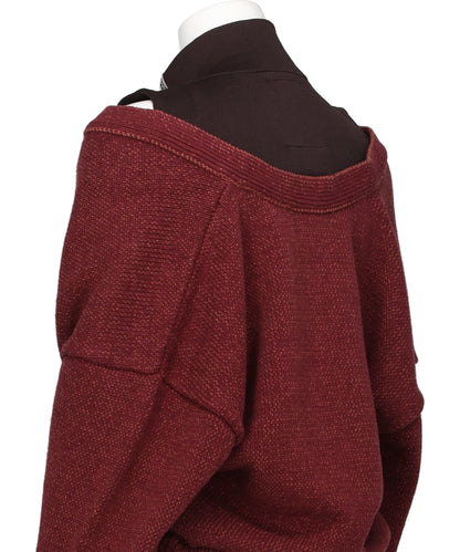 LAYERED KNIT CARDIGAN