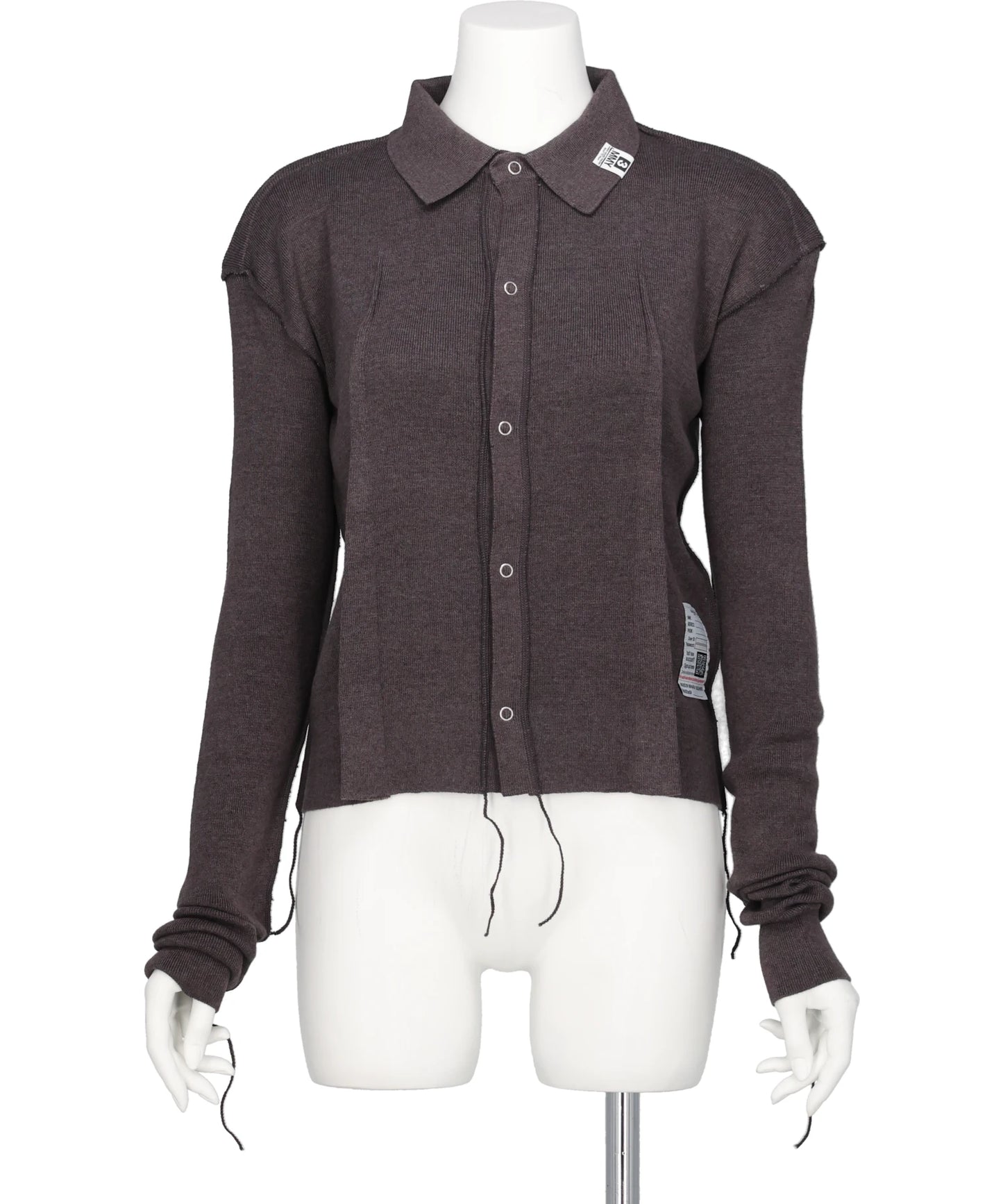 Maison MIHARA YASUHIRO(メゾンミハラヤスヒロ) INSIDE OUT KNIT CARDIGAN