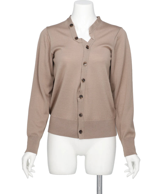 pillings(ピリングス)PS26AW-110 MISBUTTONED CARDIGAN