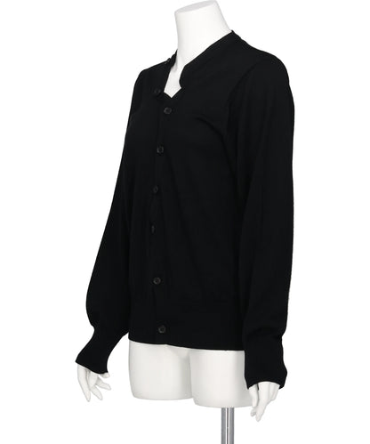 PS26AW-110 MISBUTTONED CARDIGAN