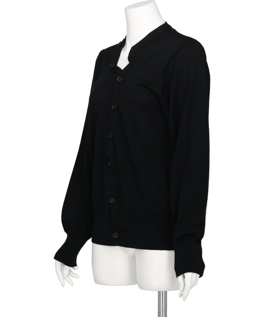 PS26AW-110 MISBUTTONED CARDIGAN