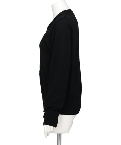 PS26AW-110 MISBUTTONED CARDIGAN