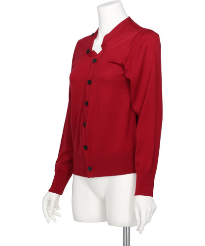 PS26AW-110 MISBUTTONED CARDIGAN