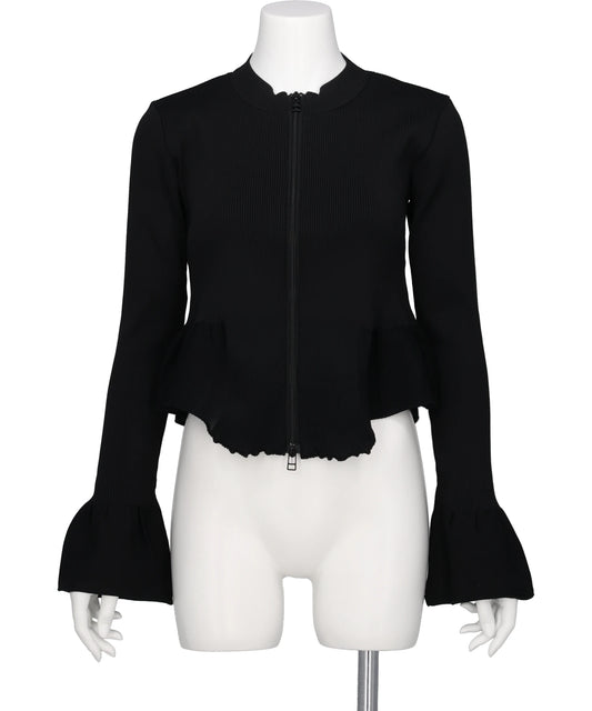 AIR FRAME DOUBLE-ZIP CARDIGAN
