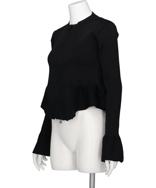AIR FRAME DOUBLE-ZIP CARDIGAN