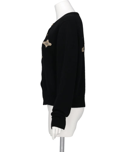 LOVE METAL BOLTS CARDIGAN