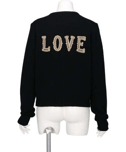 LOVE METAL BOLTS CARDIGAN