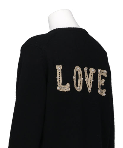 LOVE METAL BOLTS CARDIGAN