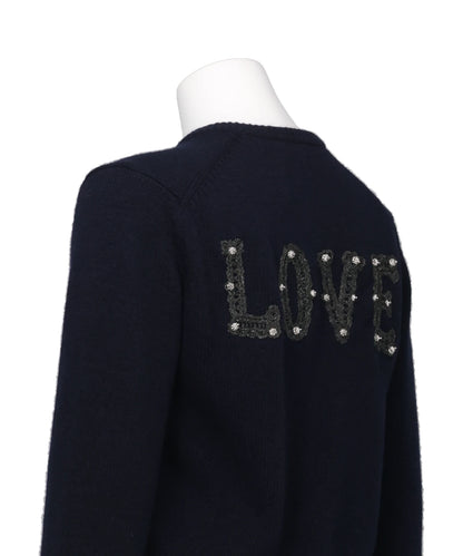 LOVE METAL BOLTS CARDIGAN