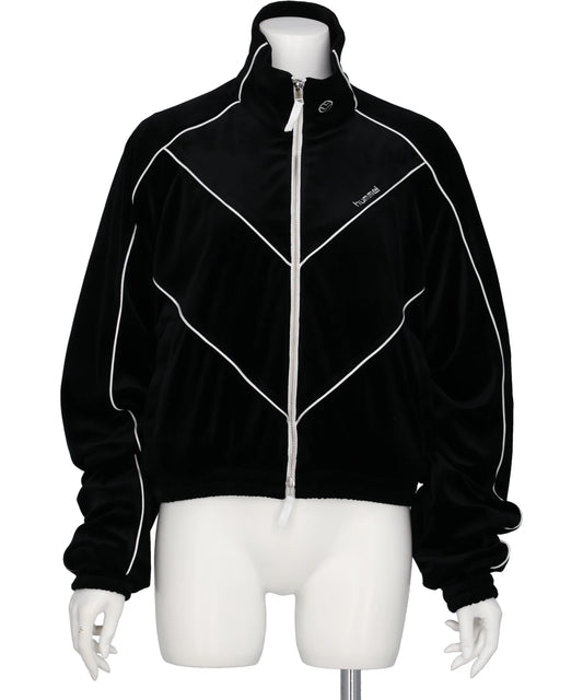 HUMMEL 00(ヒュンメルオー)CHEVRON PIPING VELVET TRACK JACKET